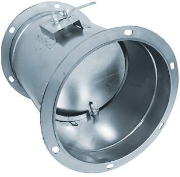 Заслонка круглая унифицированная АЗД 133 / 136