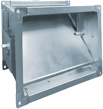 Заслонка прямоугольная унифицированная АЗД 190