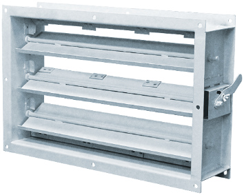 Заслонка взрывозащищенная прямоугольная АЗД 193